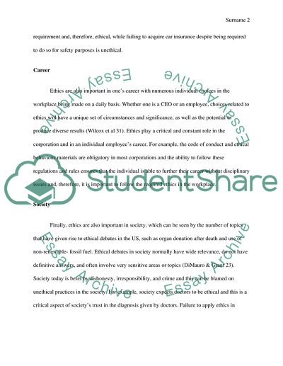 What Ethics Means to the Writer