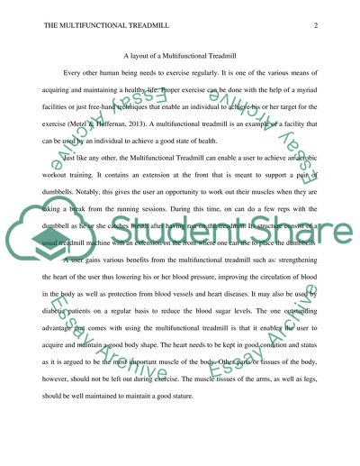 A Layout of a Multifunctional Treadmill