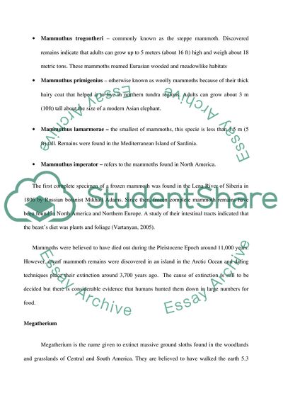 Twilight of the Mammoths: Ice Age Extinctions