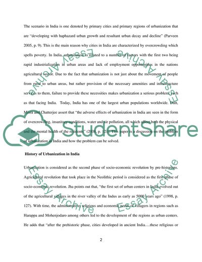 Urbanization Problem in India and Ways of Solving It