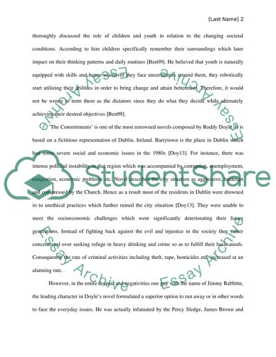 Dublin in Benjamin Walters and Roddy Doyles Books