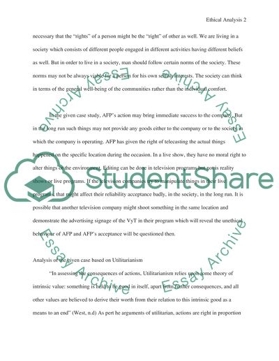 Ethical Theories of Existence