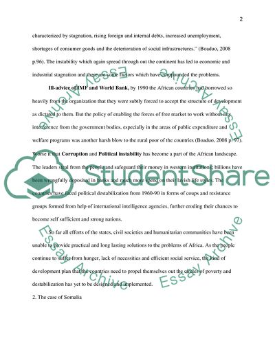 Somalia: a Study in Chaos and Hope