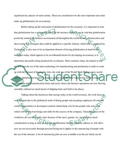 Positive Aspects of Globalization