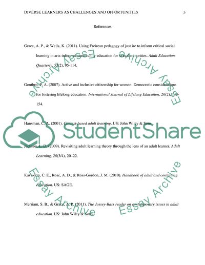 SDiverse learners as challenges and opportunities