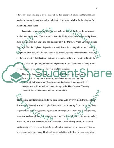 Homers Odyssey with Its Ethics and Values