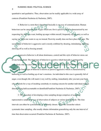 Methods and Research in Science