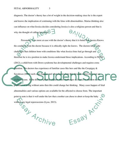 Fatal fetal abnormalities picture