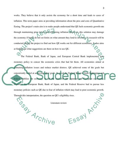 Through Quantitative Easing Central Banks Buy Long-Term Government Bonds with Newly Printed Money