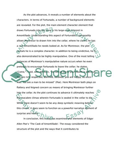 Cask of Amontillado by Edgar Allen Poe