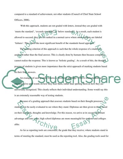 Standards-Based Assessment