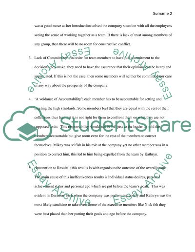 The Five Dysfunctions of a Team