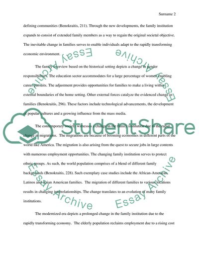 Families are Deteriorating