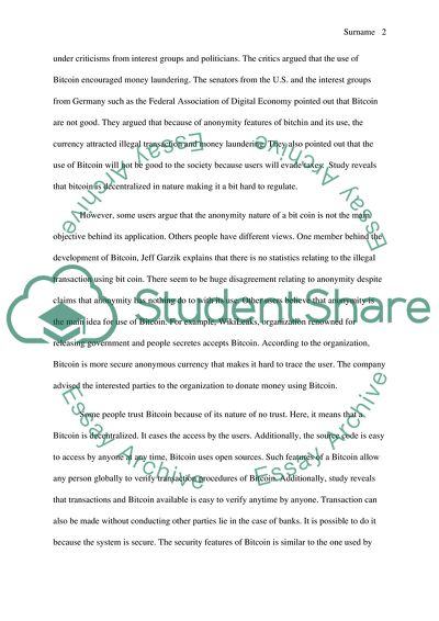 Security and Cyber-Attack of a Bitcoin