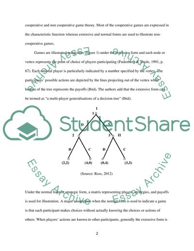 game theory essay topics