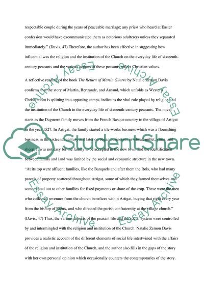 The Return of Martin Guerre