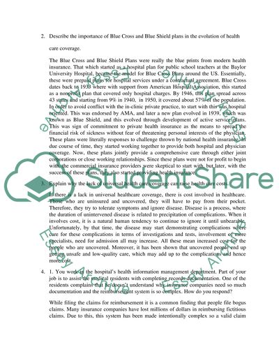 Medical Reimbursement Methodologies