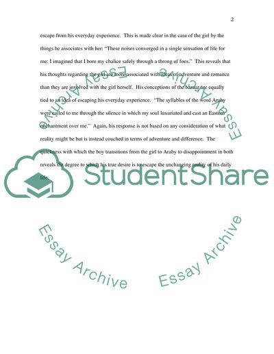 Araby by James Joyce