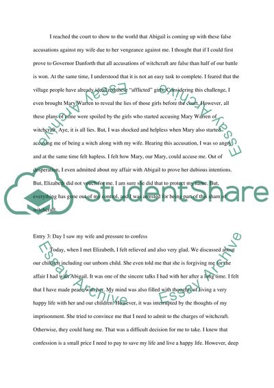 john proctor essay thesis