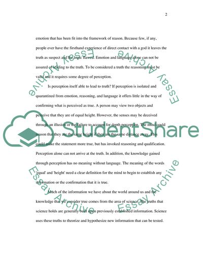 An Effective Way to Get to the Truth