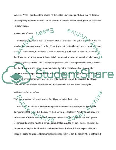 Misconducts of Police Officers