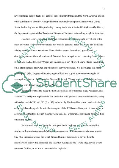 Henry ford and the assembly line image