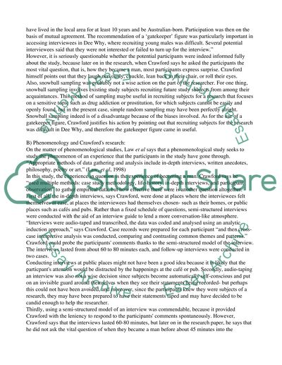 Crawfords Becoming a Man