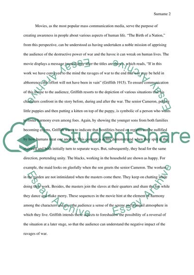 The birth of a nation