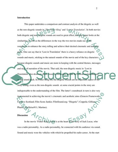 The Fisher King and Lost in Translation