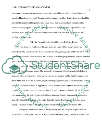 Evidence-Based Practice - St Catherines Nursing Home