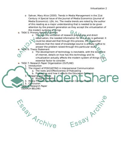 Virtualization and Computers