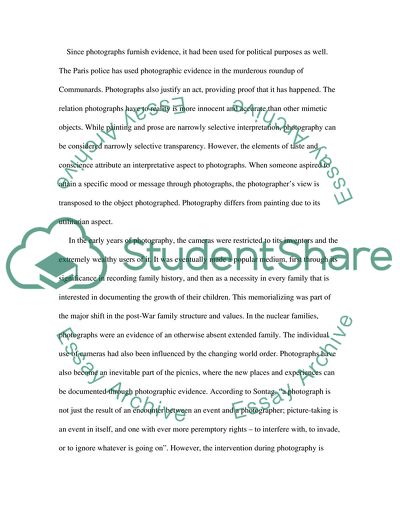 On Photography by Susan Sontag