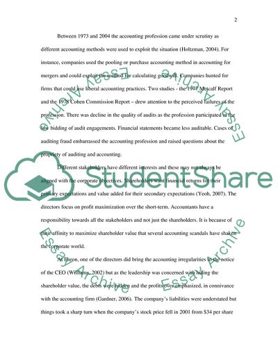 International Accounting Profession