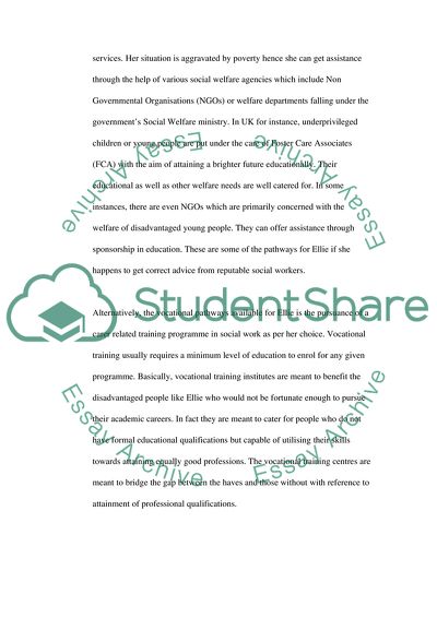 The Educational Pathway Available for Ellie