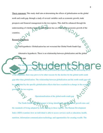Globalization and the Global North-South Gap