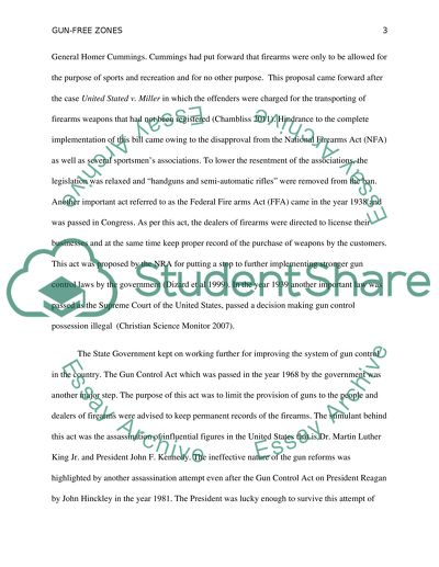 Gun-Free Zones in the United States Do Not Work