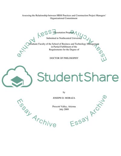 Relationship with Organizational Commitment