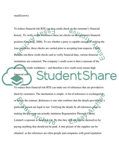 Credit Control and Charity Research