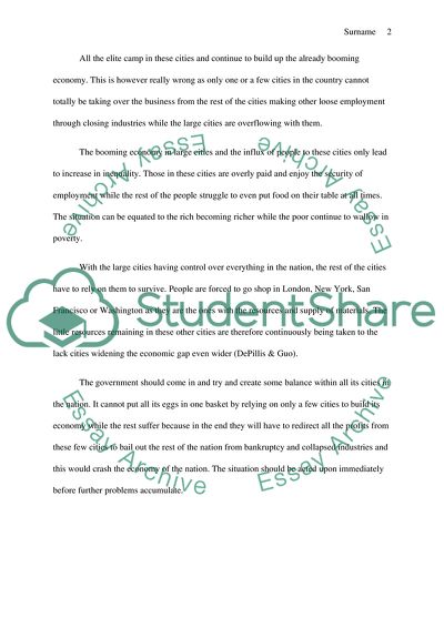 Major Economic Issues