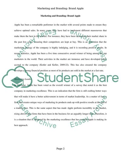 Marketing and Branding: Brand Apple