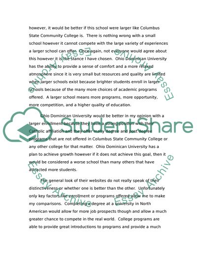 Are There Advantages of Small College Size