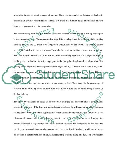 Investigating the Link between Competition and Discrimination