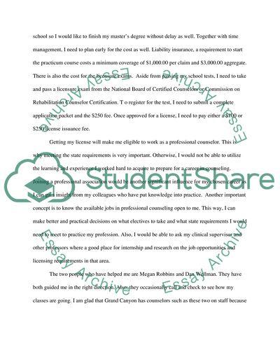 Why Do I Want to Be a Professional Counselor - Personal Goals