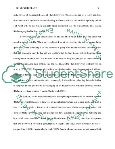 What Is Rhabdomyolysis Insidious about