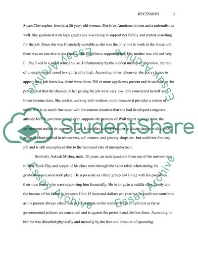 The Recession Has Affected New York City Workers