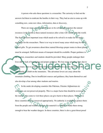 Environmental and Access Issues in Outdoor Adventure