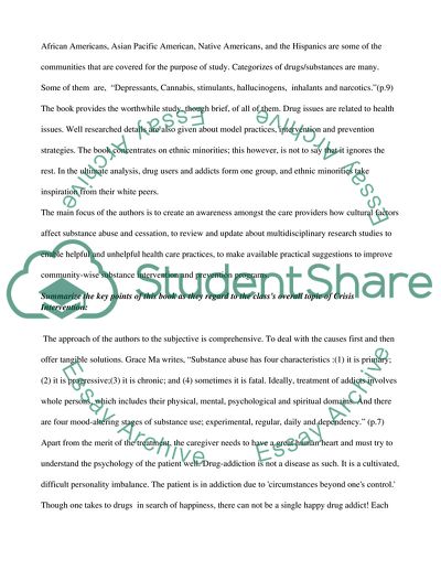 Ethnicity and Substance Abuse