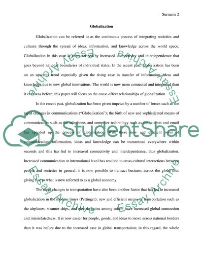 Continuous Process of Integrating Societies and Cultures