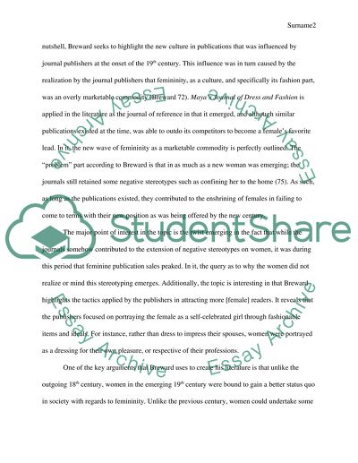 Femininity and consumption