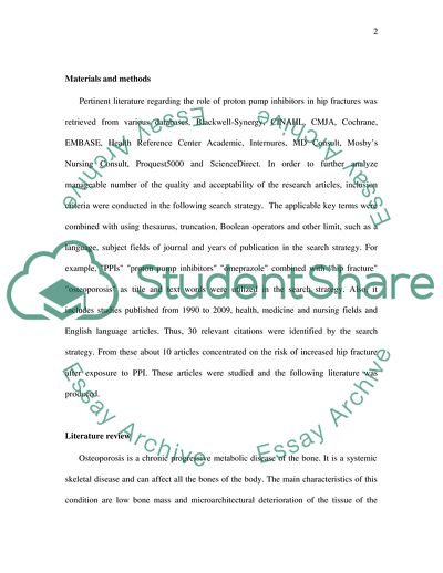 Do Proton Pump Inhibitors Increase the Risk for Hip Fractures
